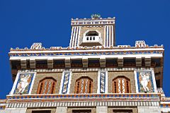 12 Cuba - Old Havana Vieja - Edificio Bacardi - Upper Floors Close Up.jpg